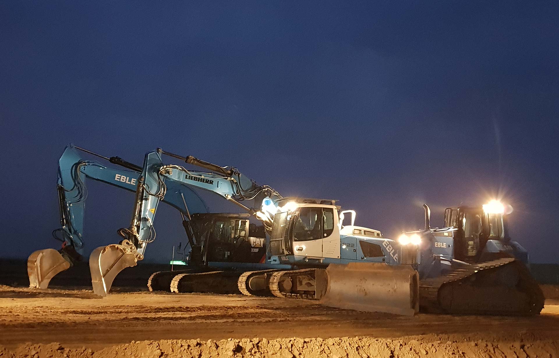 Eble Kieswerk Kettenbagger